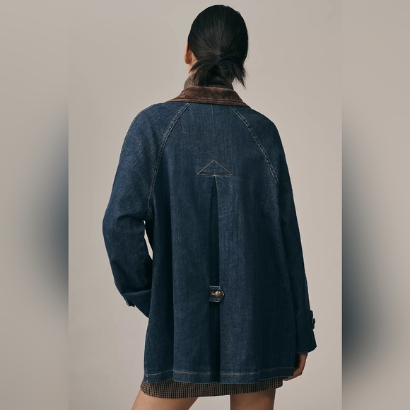 Maeve Denim Barn Coat - Picture 3 of 7